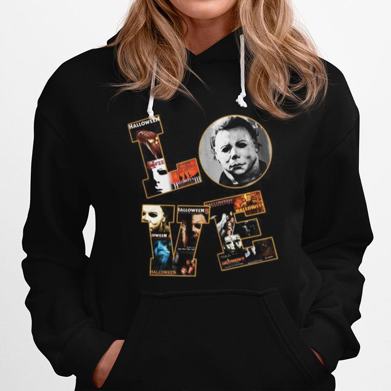 Horror Michael Myers Love Halloween Hoodie