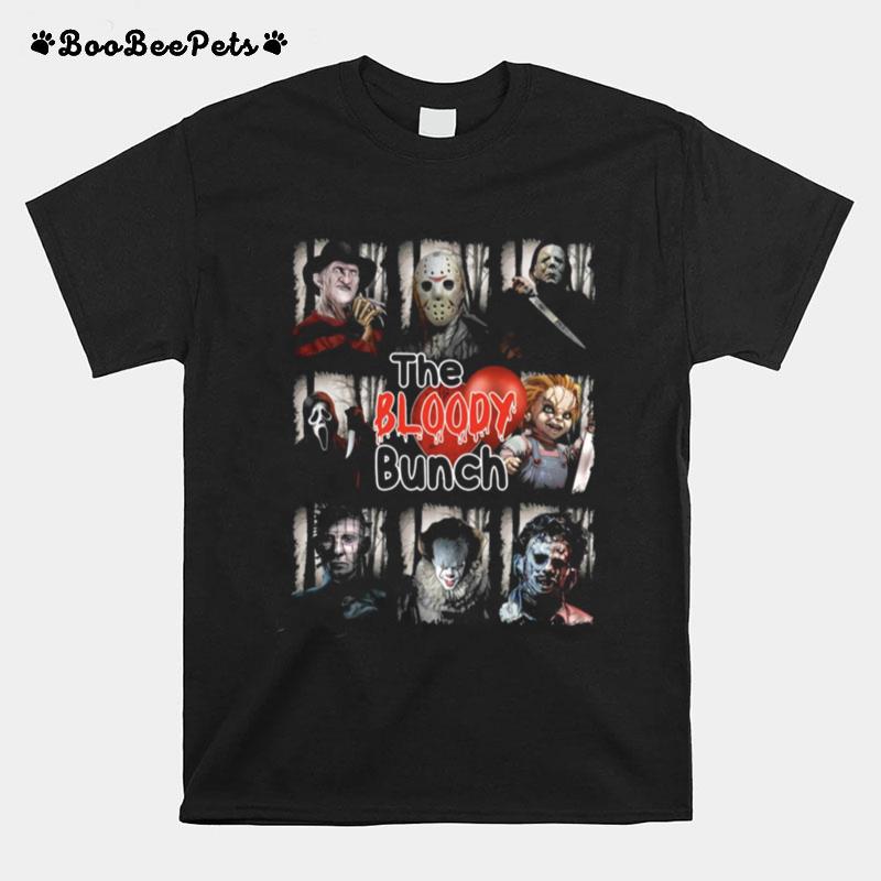 Horror Movie Character The Bloody Bunch T-Shirt