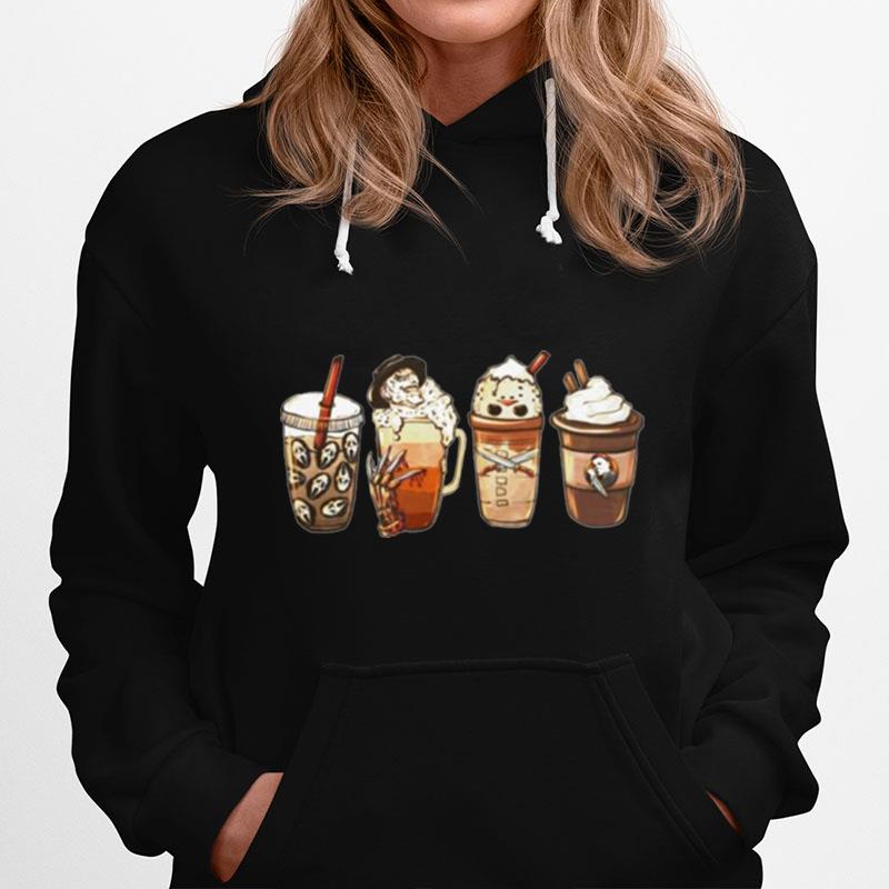 Horror Movies Characters Coffee Hoodie