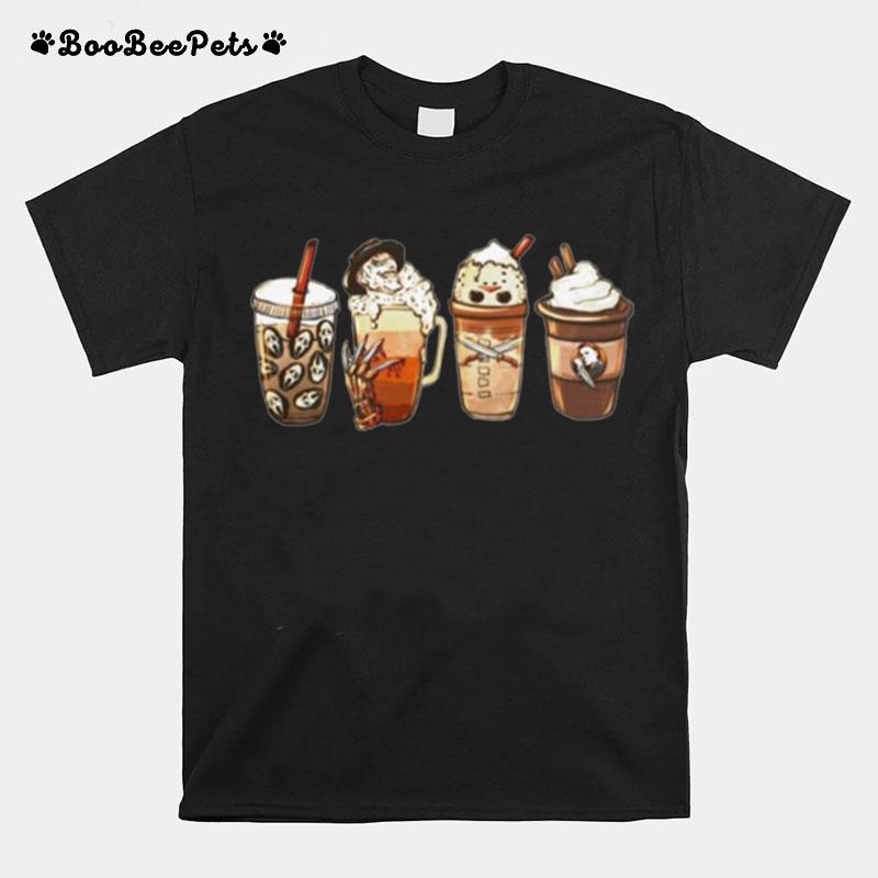 Horror Movies Characters Coffee T-Shirt