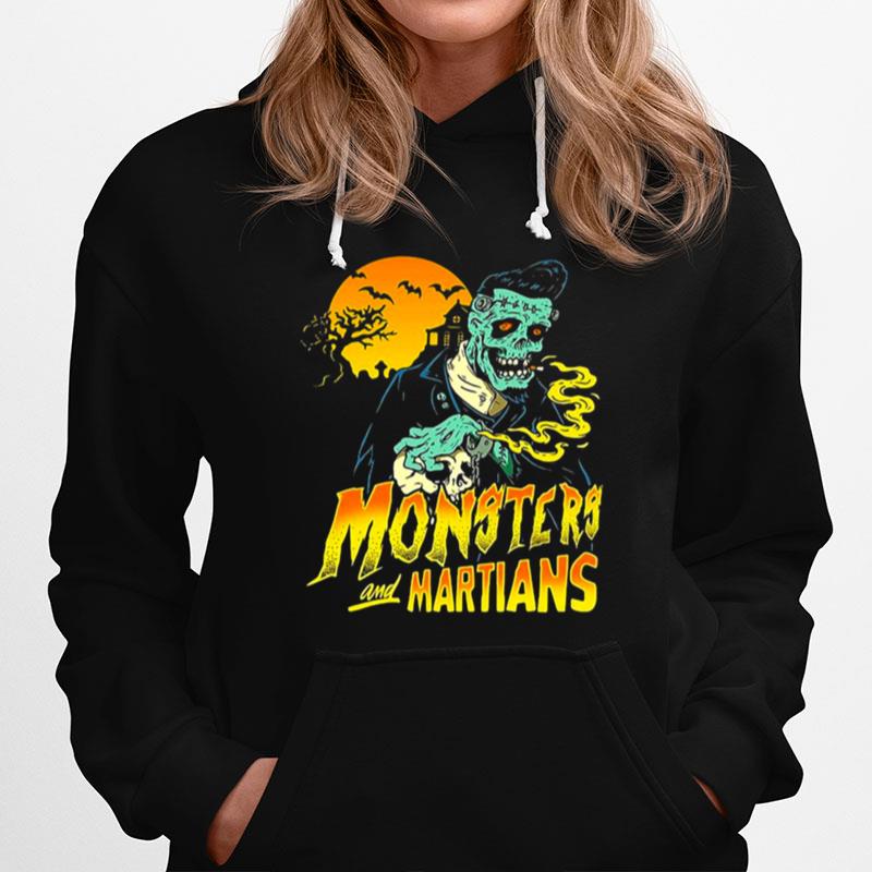 Horror Psychobilly Punk Monsters And Martians Hoodie