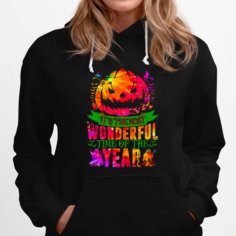 Horror Pumpkin Spooky Season Fall 5 Halloween Hoodie