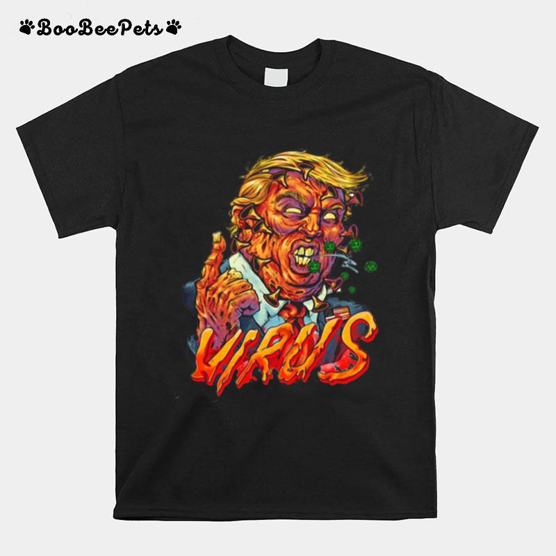 Horror Trump Virus Halloween T-Shirt