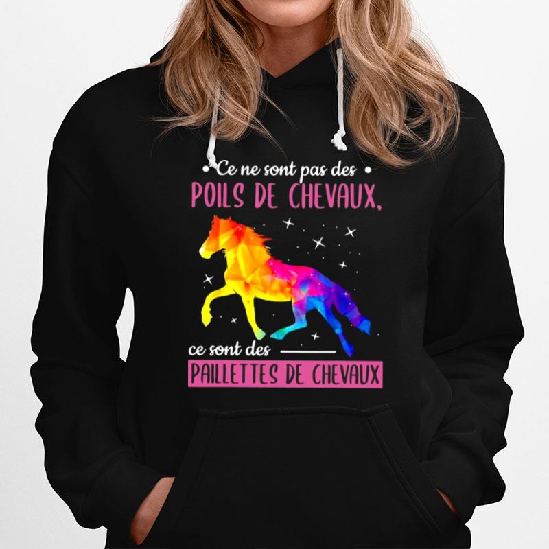 Horse Ce Ne Sont Pas Des Poils De Chevaux Ce Sont Des Paillettes De Chevaux Hoodie