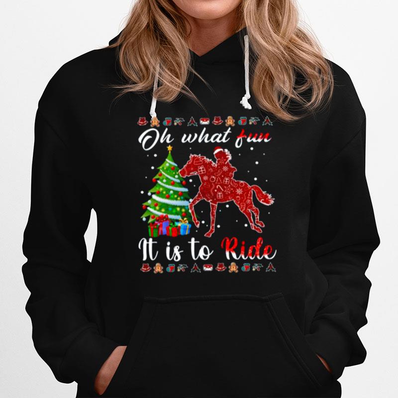 Horse Riding Christmas Hoodie