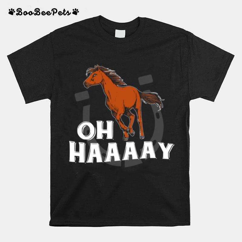 Horse Ridings Horse Riding Horse T-Shirt