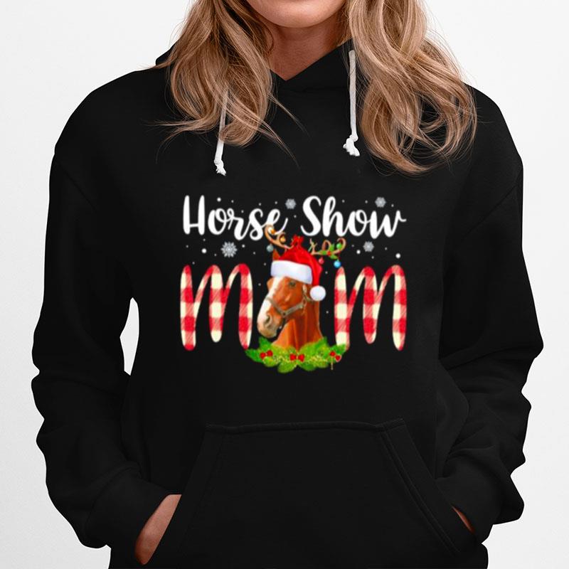 Horse Show Mom Christmas Hoodie