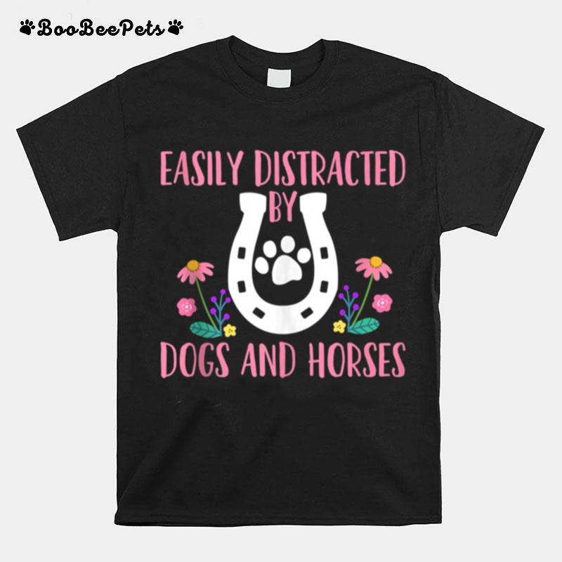 Horses And Dogs T-Shirt