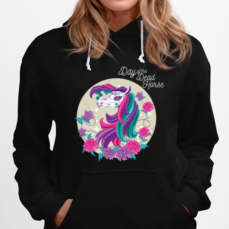 Hot Day Of Dead Horse Sugar Color Hoodie