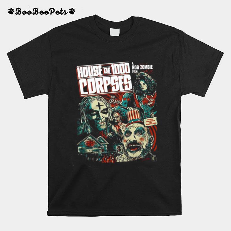 House Of 1000 Corpses Fried Chicken And Gasoline T-Shirt