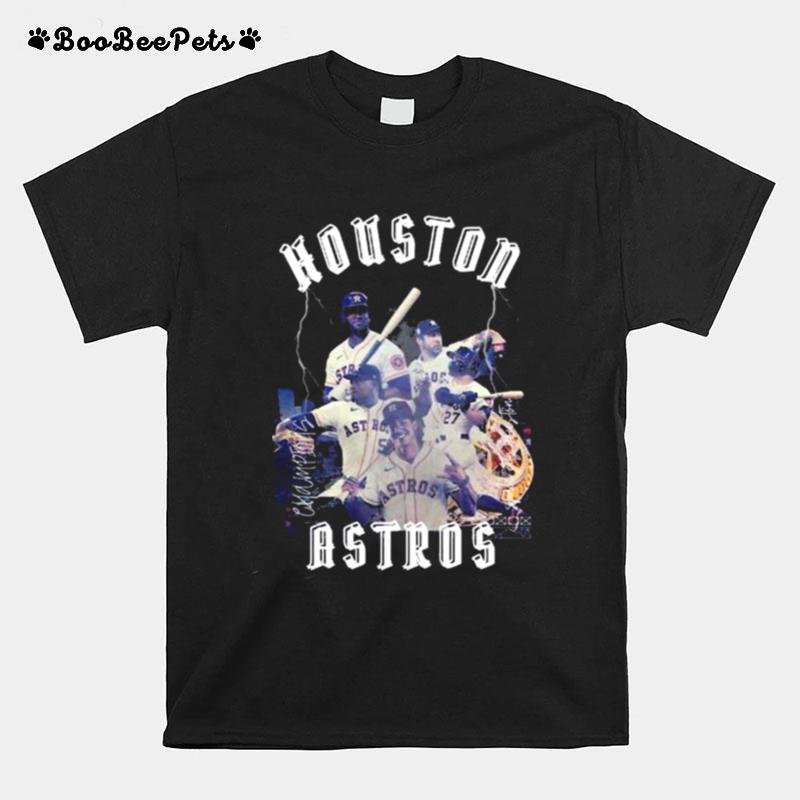 Houston Astros 2022 World Series Champions Baseball Fan Vintage T-Shirt