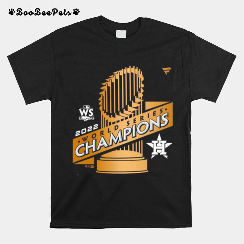 Houston Astros 2022 World Series Champions Cup Gold T-Shirt