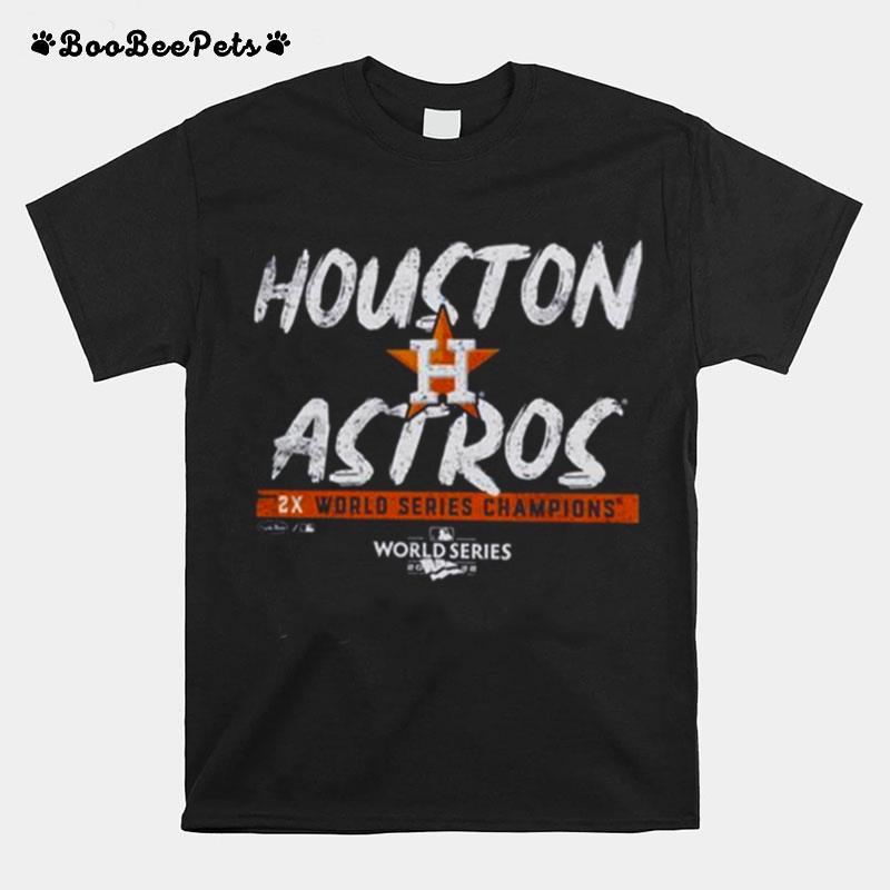 Houston Astros Majestic Threads 2022 World Series Champions Still Here T-Shirt