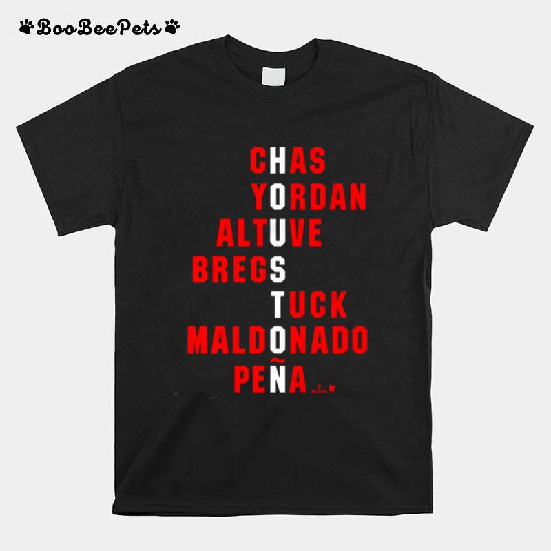 Houston Astros Names T-Shirt