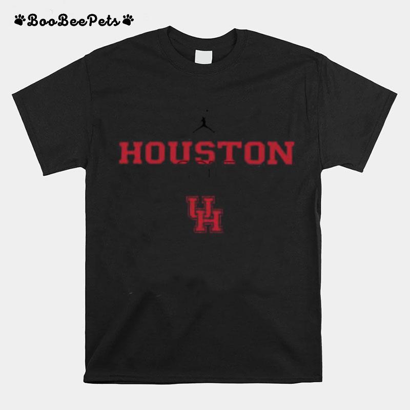 Houston Cougars Jordan On Court Bench T-Shirt