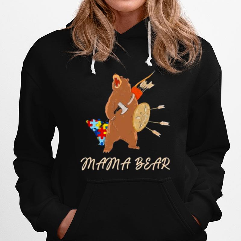 Hunting Autism Mama Bear Hoodie