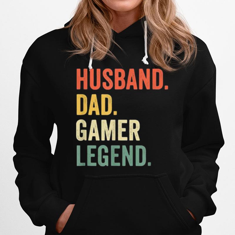 Husband Dad Video Game Legend Fathers Day Hoodie