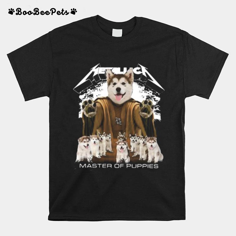 Husky Metallica Master Of Puppies T-Shirt