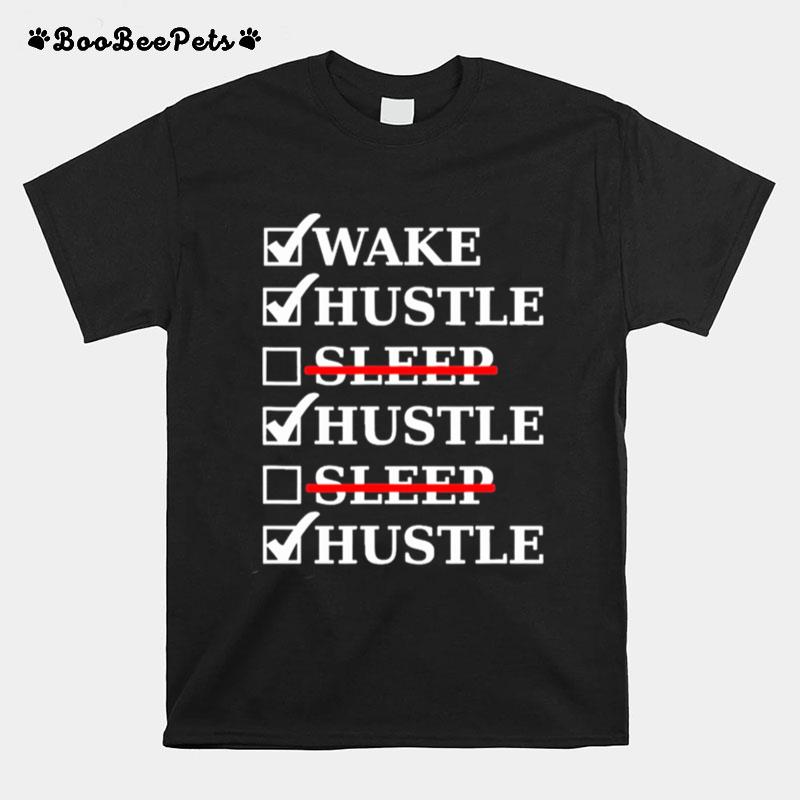 Hustle No Sleep Entrepreneur Hard Work Grind Money T-Shirt