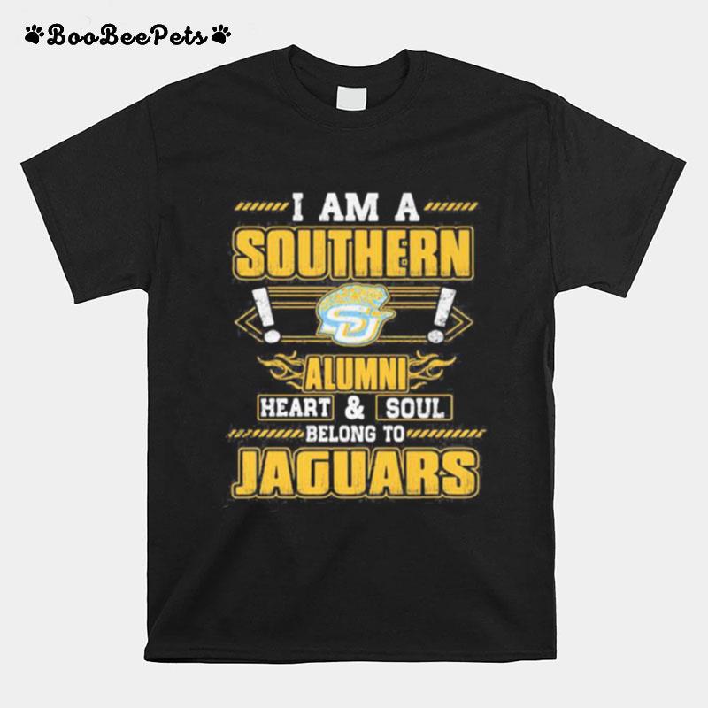 I Am A Southern Alumni Heart And Soul Belong To Jaguars T-Shirt