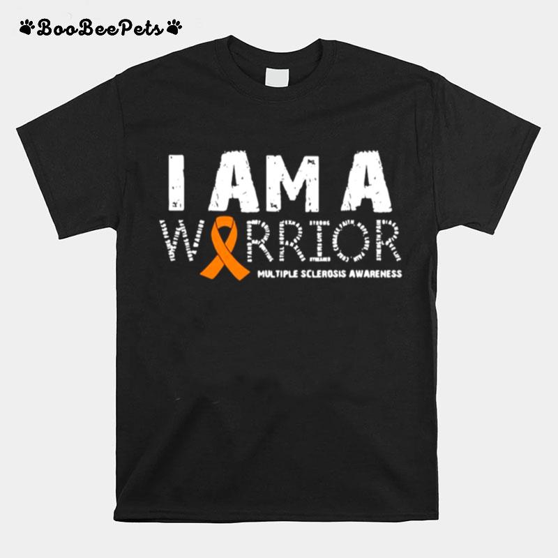 I Am A Warrior Multiple Sclerosis Awareness Family T-Shirt