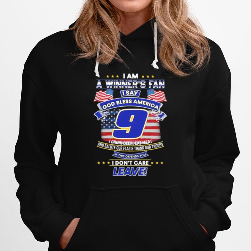 I Am A Winners Fan I Say God Bless America 9 I Drink Beer Eat Meat Hoodie