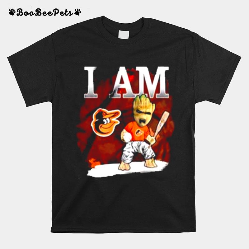 I Am Baltimore Orioles Groot Essential T-Shirt