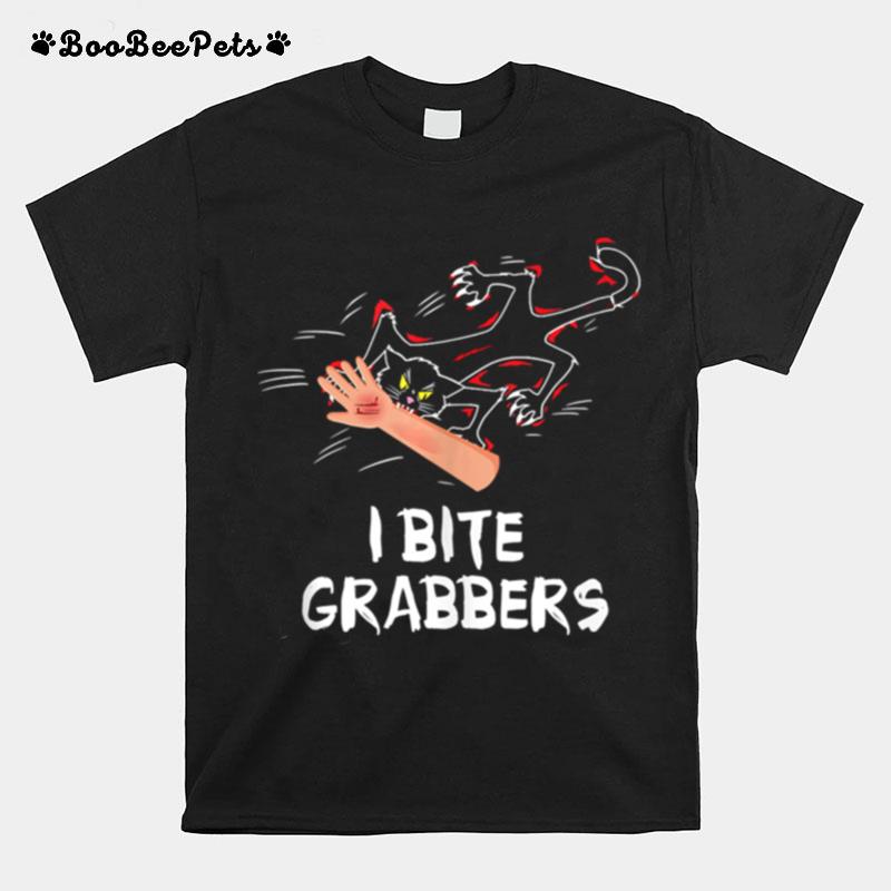 I Bite Grabbers Feminist Anti Trump T-Shirt