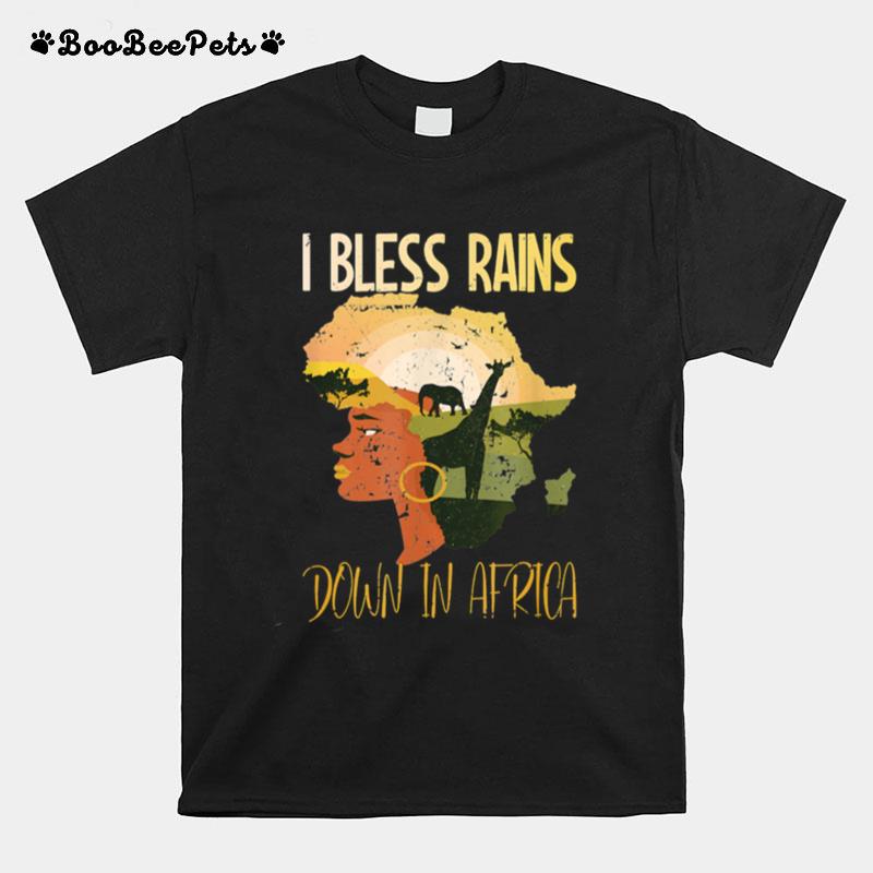 I Bless Rains Down In Africa African Zookeeper T-Shirt