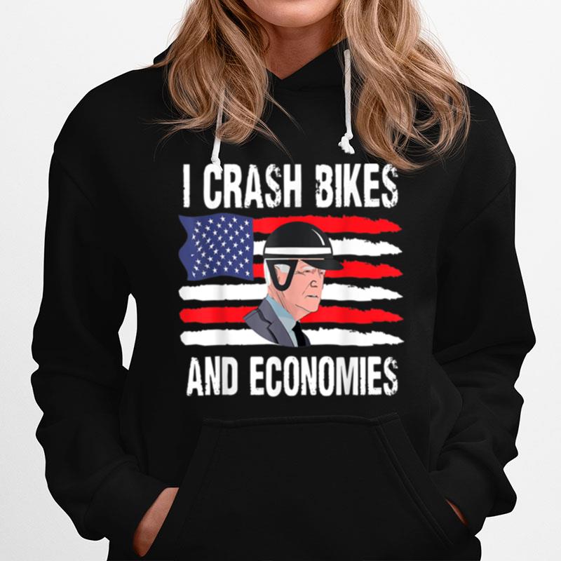 I Crash Bikes And Economies Biden Falling Off Bike T B0B4Zzkv9Z Hoodie