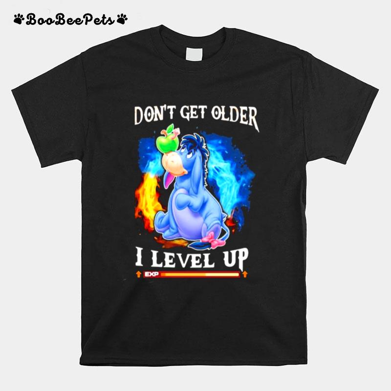 I Dont Get Older I Level Up Donkey T-Shirt