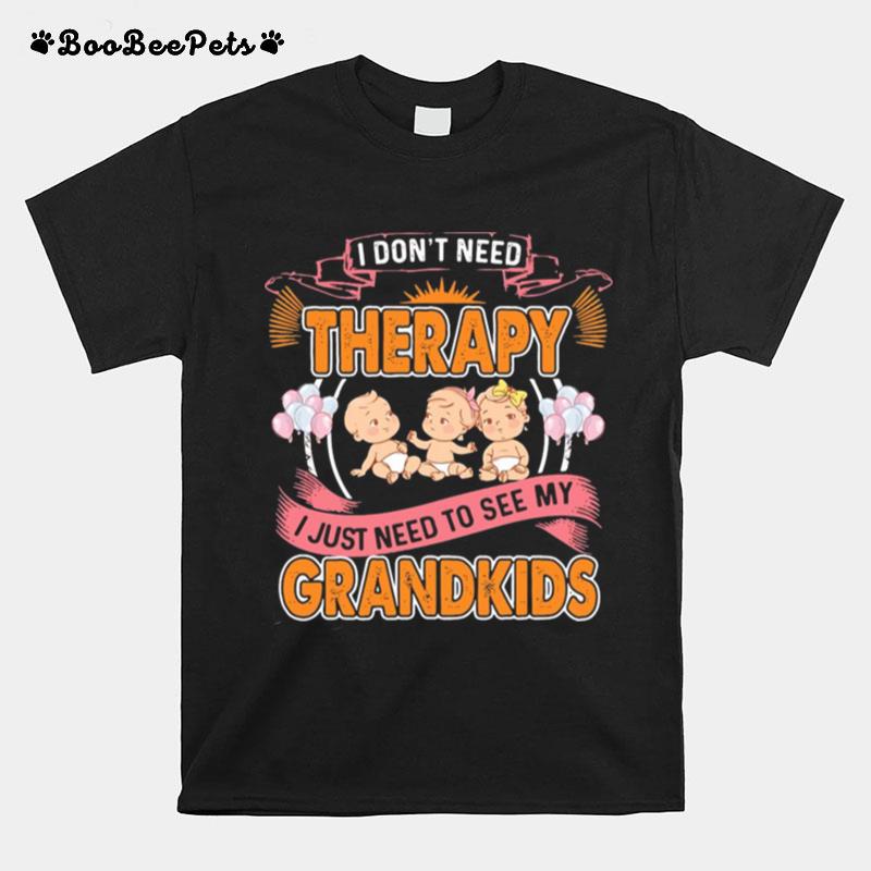 I Dont Need Therapy I Just Need To See My Grandkids T-Shirt