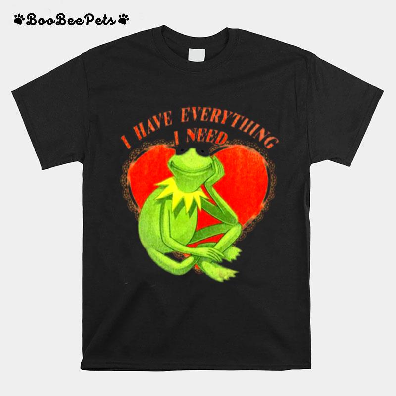 I Have Everything I Need Kermit The Frog T-Shirt