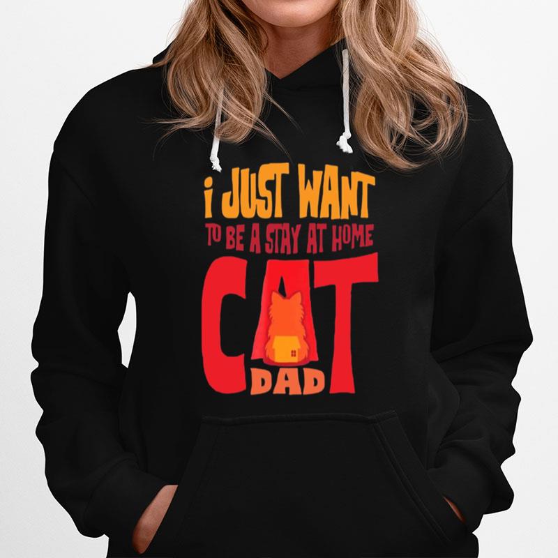 I Just Want To Be A Stay At Home Cat Dad Hoodie