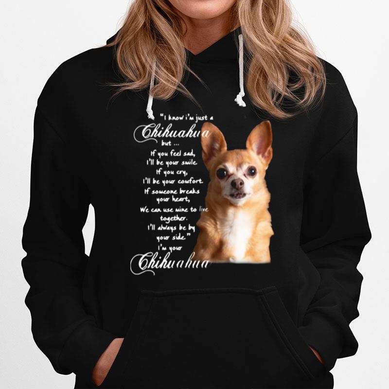 I Know Im Just A Chihuahua But If You Feel Sad Ill Be Your Smile Hoodie