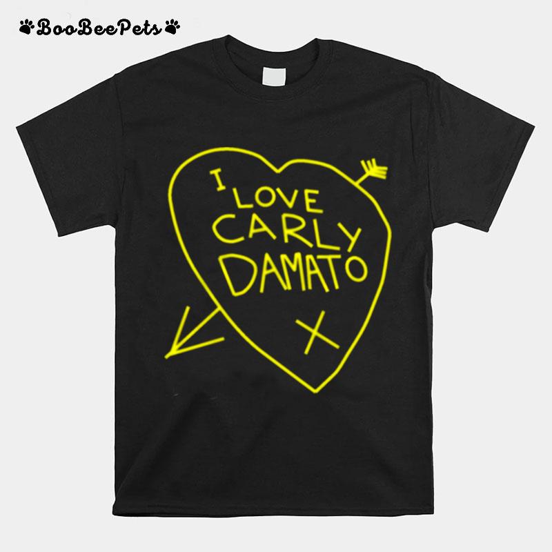 I Love Carly Damato Typo T-Shirt