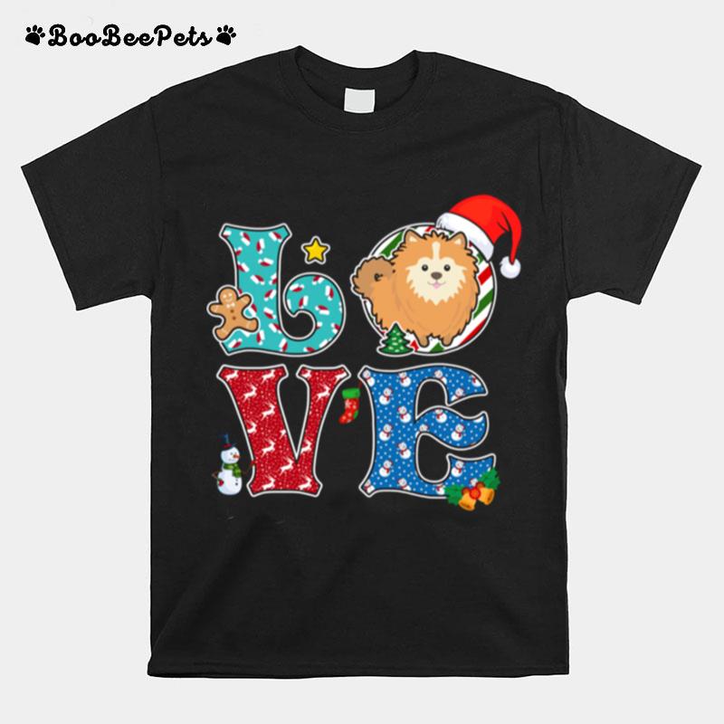 I Love Dog Affenpinscher Christmas T-Shirt