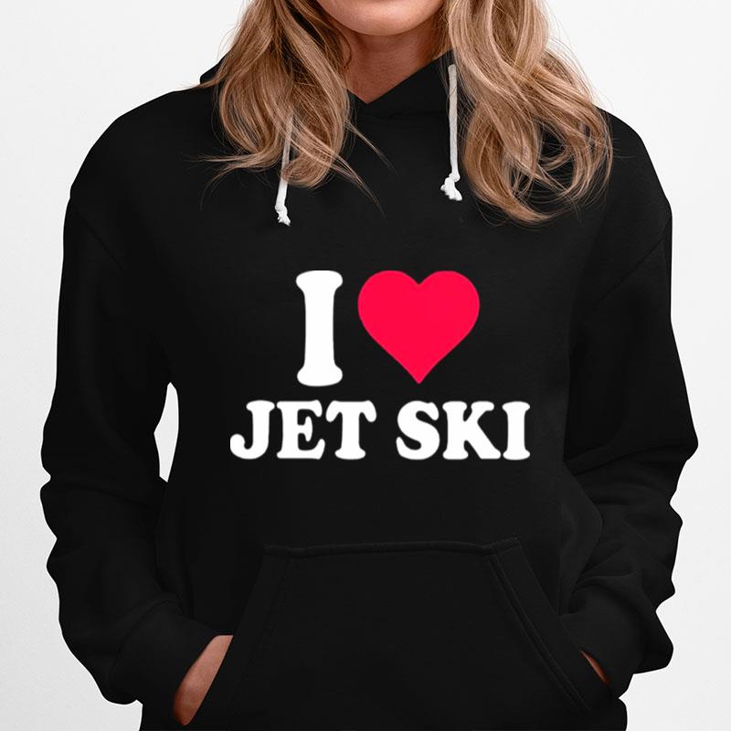 I Love Jet Ski Classic Hoodie