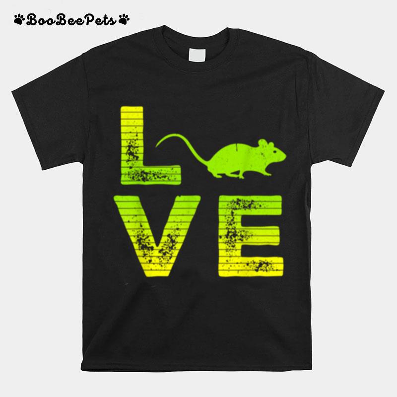 I Love Mouse Boys Girls Great T-Shirt