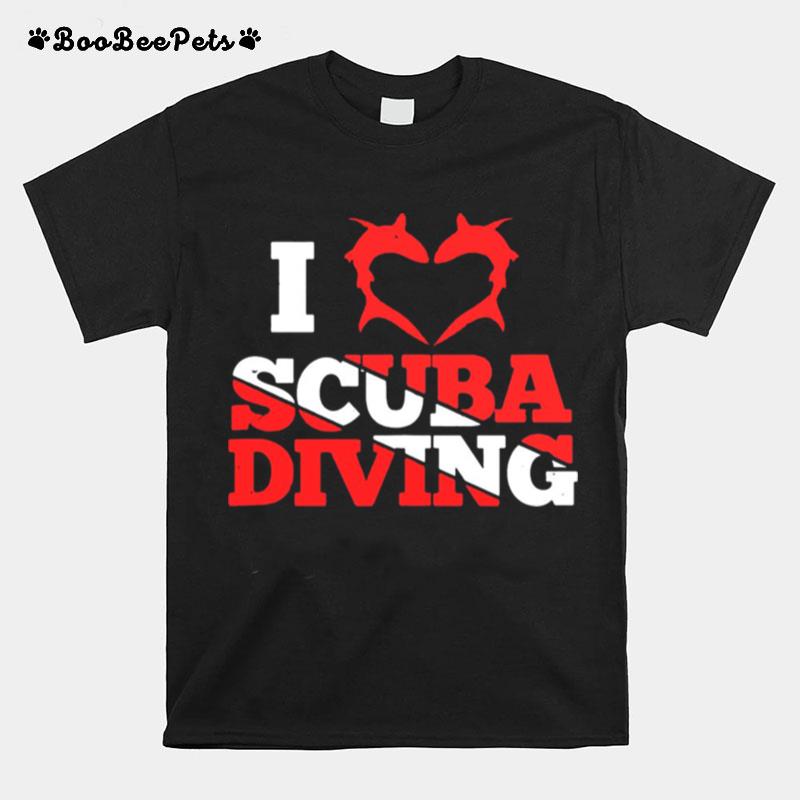 I Love Scuba Diving Whale T-Shirt