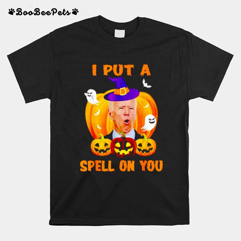 I Put A Spell On You Halloween Joe Biden T-Shirt