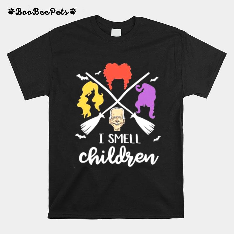 I Smell Children Biden And Hocus Pocus Halloween T-Shirt