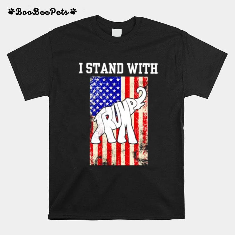 I Stand With Elephant Trump T-Shirt