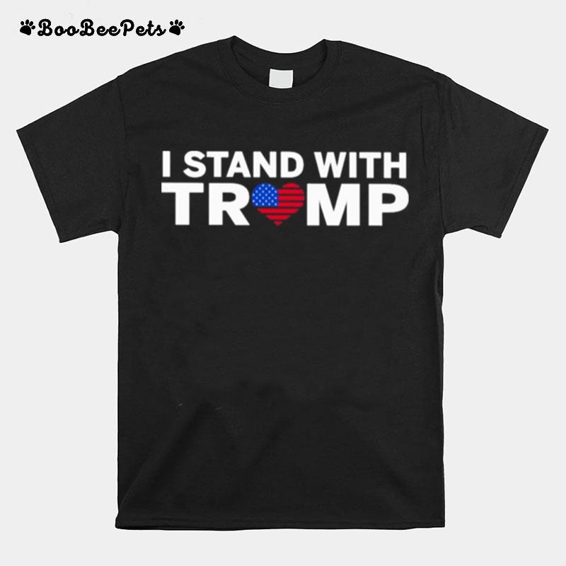 I Stand With Trump Donald Trump 2024 T-Shirt