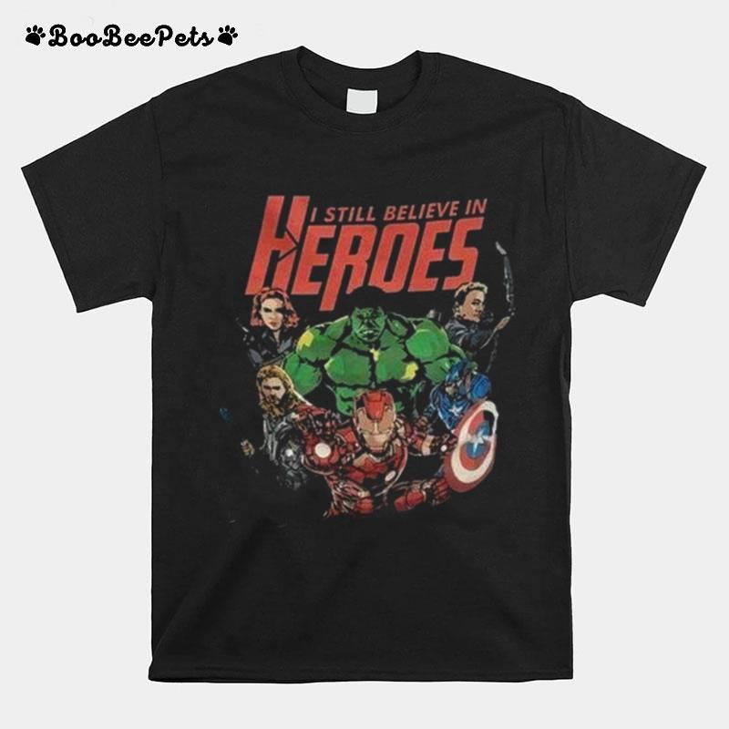 I Still Believe In Heroes Retro Avengers Chris Hemsworth Marvel T-Shirt