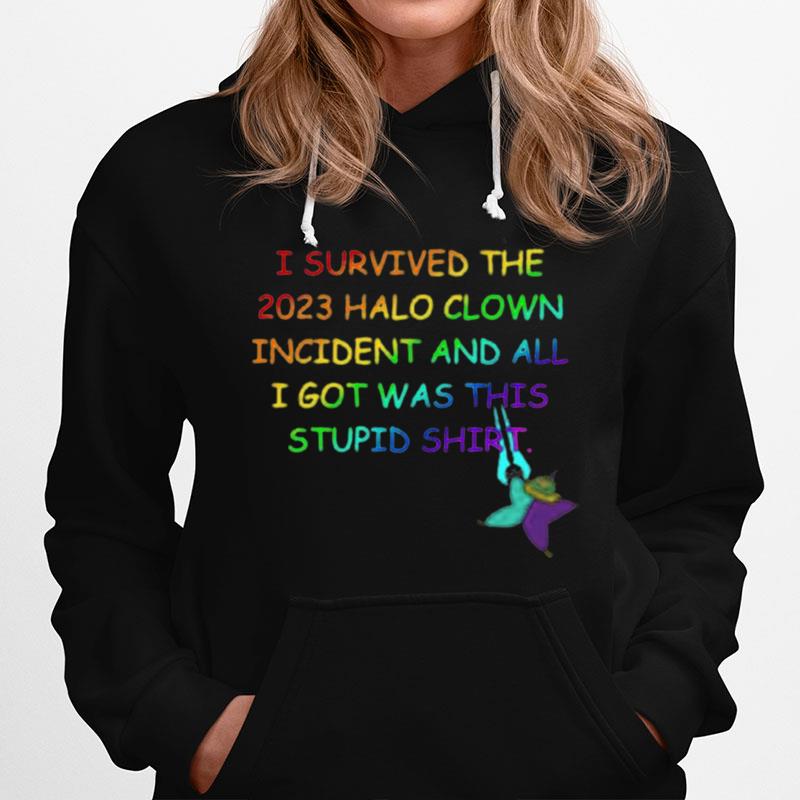I Survived The 2023 Halo Clown Incident Hoodie