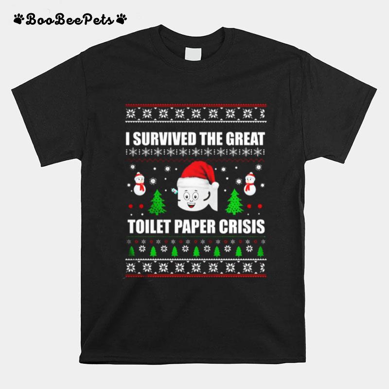 I Survived The Great Toilet Paper Crisis Christmas T-Shirt