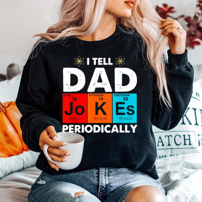 I Tell Dad Jokes Periodically Vintage Sweater