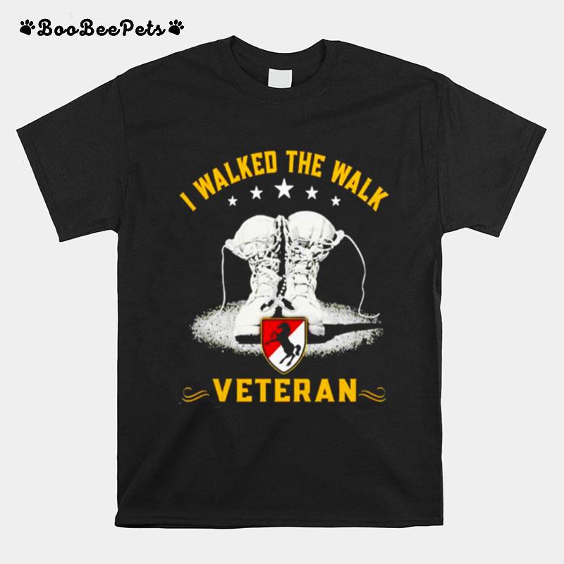 I Walk The Walk Veteran T-Shirt