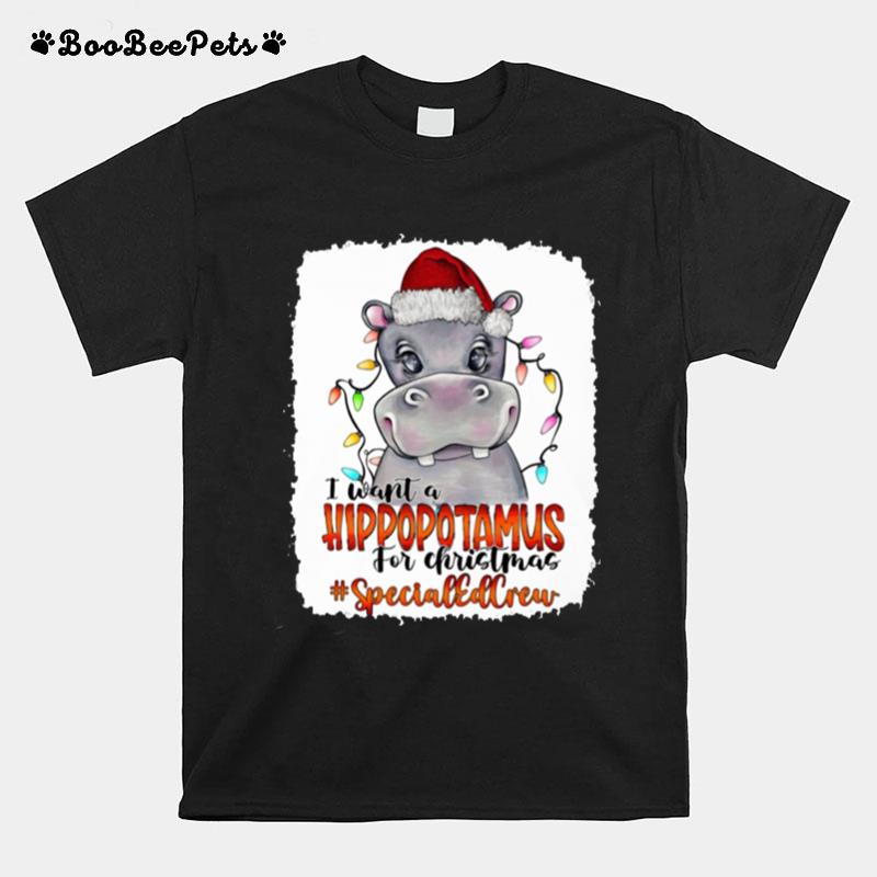 I Want A Hippopotamus For Christmas Specials Crew Light T-Shirt